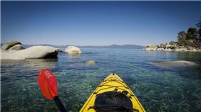 Kayaking on Lake Tahoe 