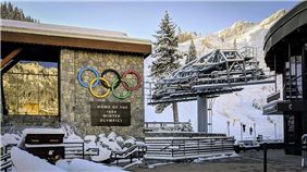 Palisades Tahoe Lodge, Home of the 1960 Winter Olympics at Olympic Valley,California