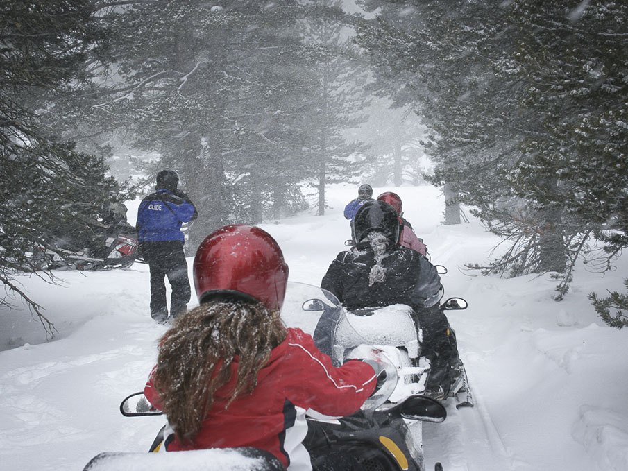 Lake Tahoe Snowmobile Tours, Olympic Valley