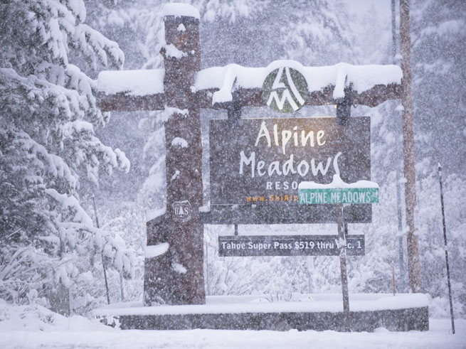 Early October Snow at Squaw Valley!