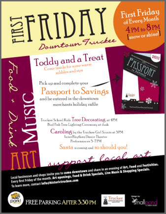 Holiday Events in Truckee: First Fridays!