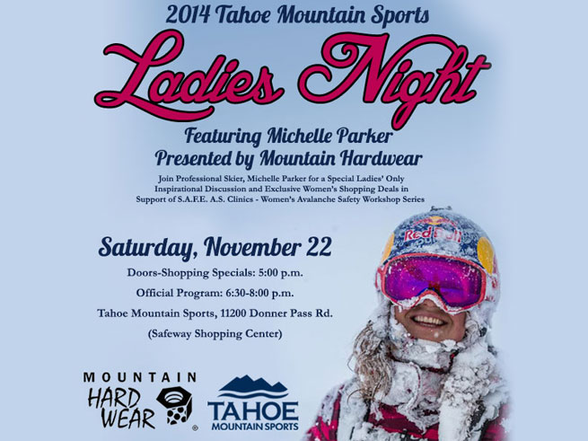 Ladies Night at Tahoe Mountain Sports With Michelle Parker