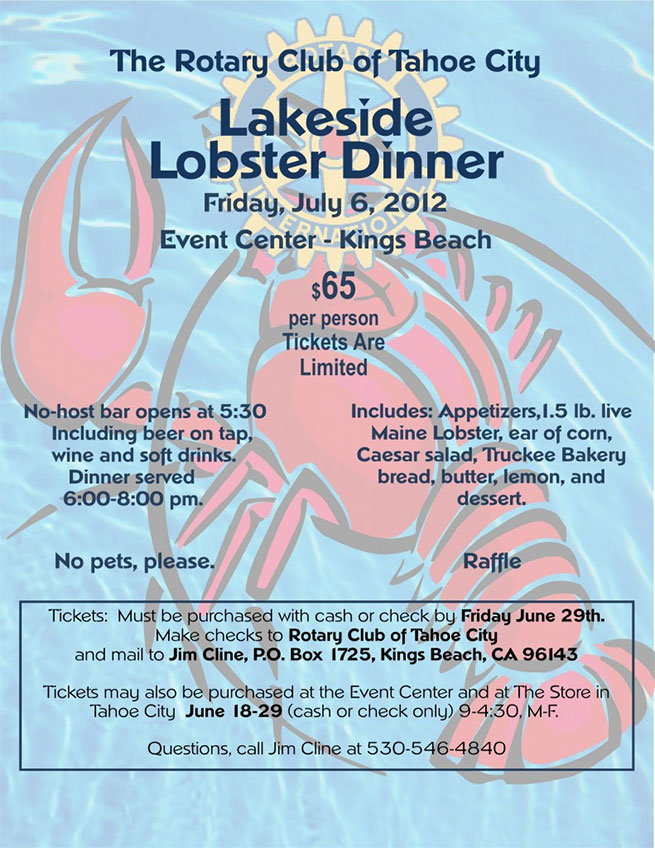 Lakeside Lobster Dinner