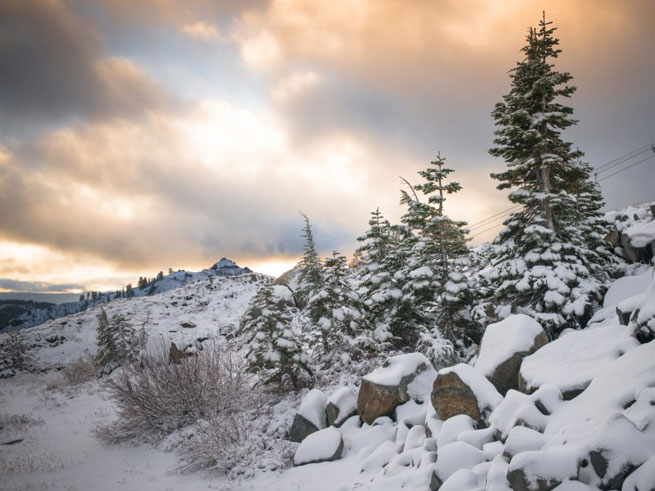 October Snow At Squaw Valley!