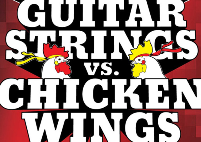 Pluck or Cluck: Guitar Strings vs. Chicken Wings
