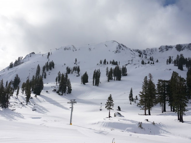 Two Feet Of New Snow At Squaw Valley