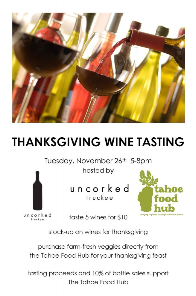 Uncorked at Squaw Thanksgiving Wine Tasting