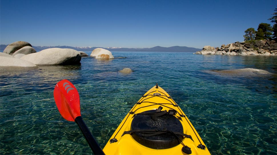 Palisades Tahoe Lodge Kayak and Paddleboard package